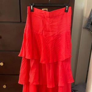 Ted Baker maxi skirt. Tiered and lined